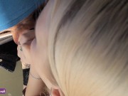 Girl Passionately And Juicy Blowjob To Roommate | View From The Girl's Face 9/16