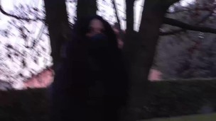 Flashing Tits and Dick at Park