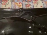 Vacbed with remote control cock ring vibrator 3/16