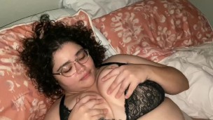 Good strokes sitting on me chubby Latina mixed bad girl smashing me and getting came on fuck party 
