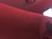 Hungry Cock Whore Riding Fat Dildo 