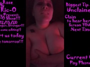 12/15/2020 tHorny Rose & The Rico 2nd Homemade Amateur Movie Huge Cumshot Load BBW Hotwife Big Tits 9/16