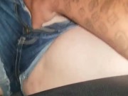 KARMA CREAM Has MULTIPLE SQUIRTS for Her Husband in CAR 4/16