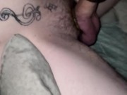 White Boy uses Ebony Pocket Pussy to get off 3/16