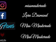Trailer Miss Maskerade Bound In Full Rubber Latex Catsuit