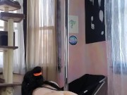 Strip Pole Dance Practice 5/16