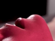 LATE NIGHT TEASE ENDED WITH BLOWJOB AND HUGE LOAD IN MOUTH | SOFTAPPROUCH 2/16