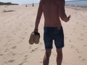 Девушка уговорила за деньги показать свой член и потанцевать голой на пляже - Screenshot 2 of 16 - Pornhub