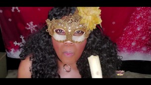 Ebony MILF Gives ASMR Sucking and Moaning Banana Blow Job