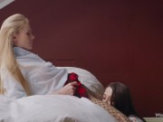 WOWGIRLS Nancy A, Leah Maus & Nelya Jorden in a schoolgirl outfit in a hottest lesbian threesome 4/16