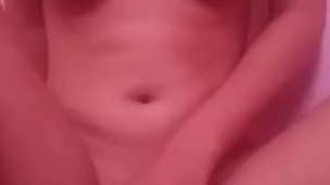 Sexy asian rubbing pussy tease