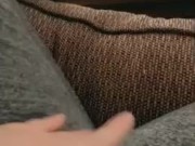 Rubbing my clit through my leggings 