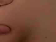 Slut takes big white cock & gets jizzed on - Jello_man 8/16