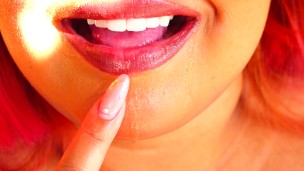 ASMR: Soft Moans and Spit Play