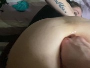 Gape Queen Anal training continues... 16/16