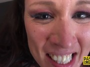 Toyed milf submissive gets fucked and throats 13/16