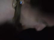 I climbed under the covers at night to the boyfriend, blowjob and dirty talk, mouthful of cum 11/16