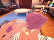 Natsuki getting doggystyle fucked in POV - Doki Doki Literature Club hentai. 3/16