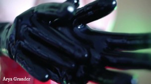 Opera Gloves Fetish Latex Rubber Video