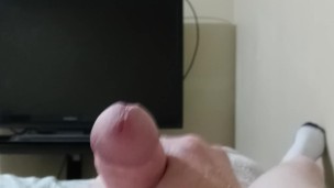 Fondling and Slapping my morning wood again.