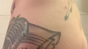 Wife Makes A Big Mess After Peeing Her Shorts In Livingroom