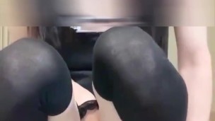 crossdresser sissy dildo play