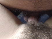 ОЧЕНЬ БЫСТРО КОНЧИЛ НА ВОЛОСАТУЮ КИСКУ - Screenshot 4 of 16 - Real Home Video