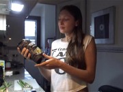 Naked Cooking Risotto with naked Talia Mint 1/16