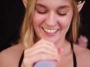 POV Huge Ass Fairy Girl Dildo Riding Cumming 10/16