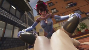 Overwatch: Futa D.Va having fun before the match | Taker POV