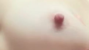Massaging Big Tits Tattooed Babe 