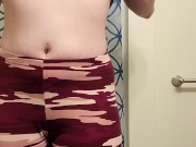 Showing off my sexy ass body before bed