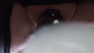 Estim e-stim dripping cum