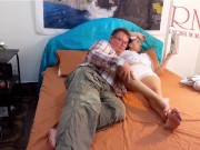 Touch pussy in white panties. Gorgeous shape of her cunt. 1 10/16