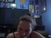 Using Her Mouth And Face For My Pleasure 3/16