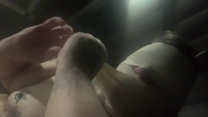 Faceless pig