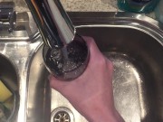 Glass of Water...MESSY! 14/16