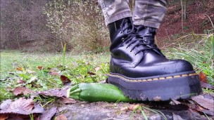 Food Stomping and Trampling with Doc Martens Boots (Trailer)