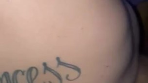 White trans girl banged out doggy style by bbc