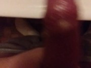 Playing with my big Latino cock as it gets harder and harder.