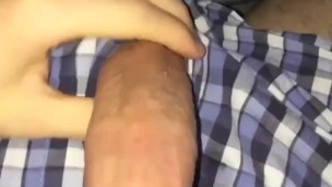 Licking my precum 