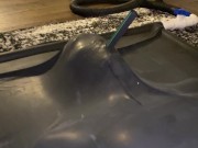 CUTE GIRL IN LATEX VACBED CUMS OVER AND OVER 10/16