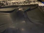 CUTE GIRL IN LATEX VACBED CUMS OVER AND OVER 12/16