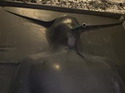 CUTE GIRL IN LATEX VACBED CUMS OVER AND OVER 16/16