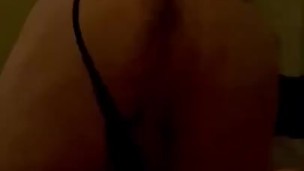 Stoned and horny using my dildo in my tight asspussy 