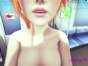 Ben 10 Hentai - Gwen Is Fucked in a Train and cums inside her 15/16