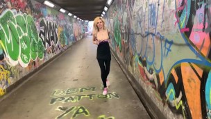 Public subway flashing