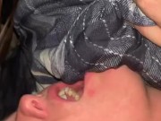 I spread her out like the fucking whore she is!!! 8/16