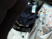 Candid Seethrough Leggings of Latina Babe in Shopping Mall Best Cameltoe and Booty POV 12/16