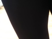 Candid Seethrough Leggings of Latina Babe in Shopping Mall Best Cameltoe and Booty POV 14/16